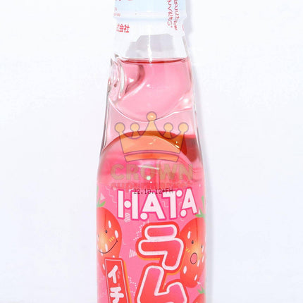 Hata Ramune Drink Strawberry 200ml - Crown Supermarket