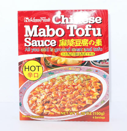 House Foods Chinese Mabo Tofu Sauce Hot 150g - Crown Supermarket