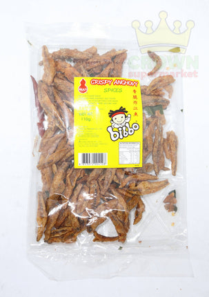 Hulu Crispy Anchovy Spicy 110g - Crown Supermarket