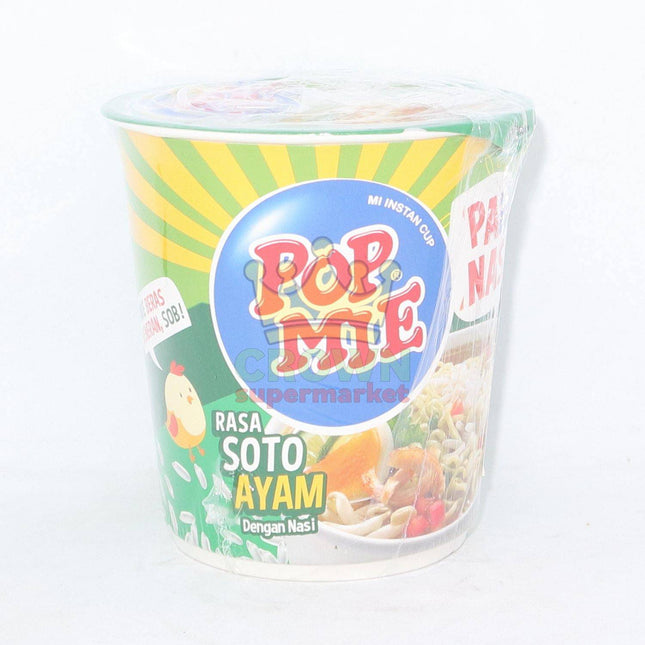 Indofood POPMIE Rasa Soto Ayam Dengan Nasi 75g - Crown Supermarket