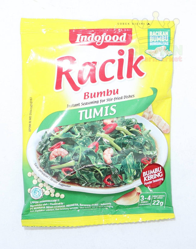 Indofood Racik Bumbu Tumis (Seasoning for Stir-Fry) 22g - Crown Supermarket