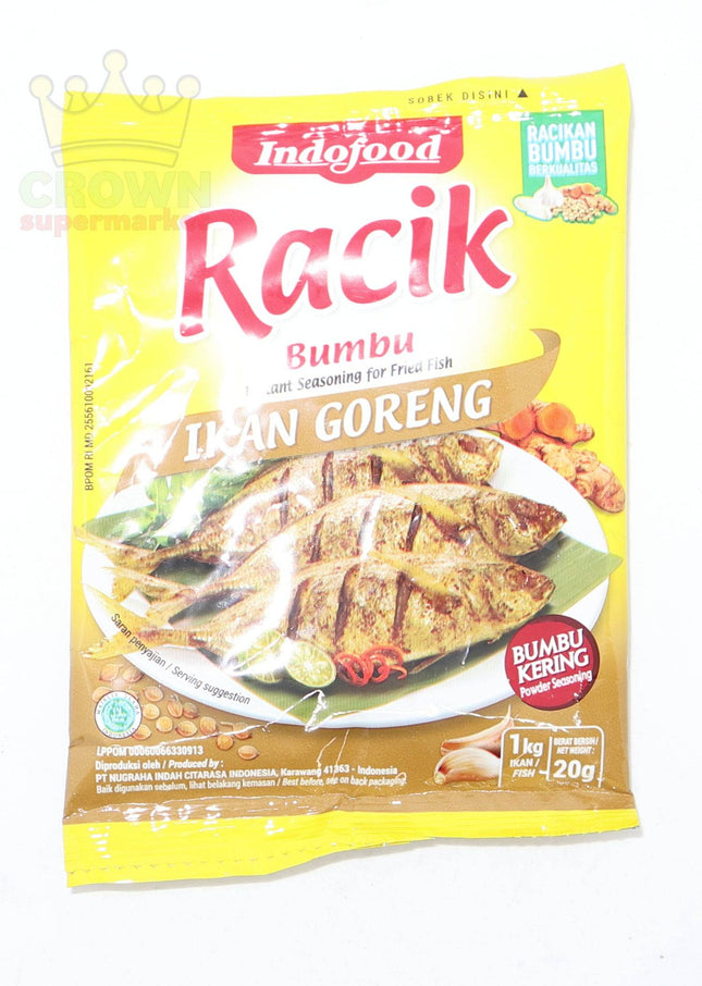 Indofood Racik Ikan Goreng (Seasoning for Fried Fish) 20g - Crown Supermarket