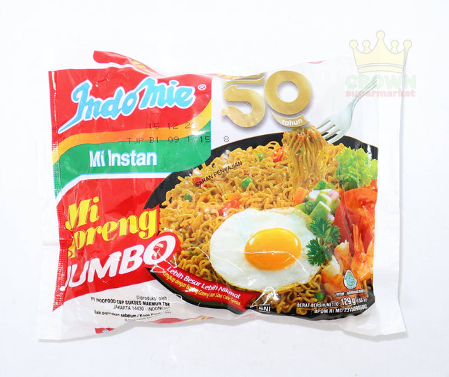 Indomie Mi Goreng Jumbo 129g - Crown Supermarket