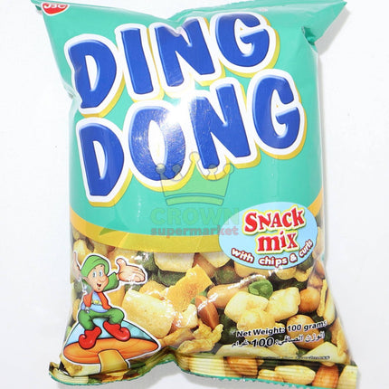 JBC Ding dong Snack Mix (Chips & Curls) 100g - Crown Supermarket