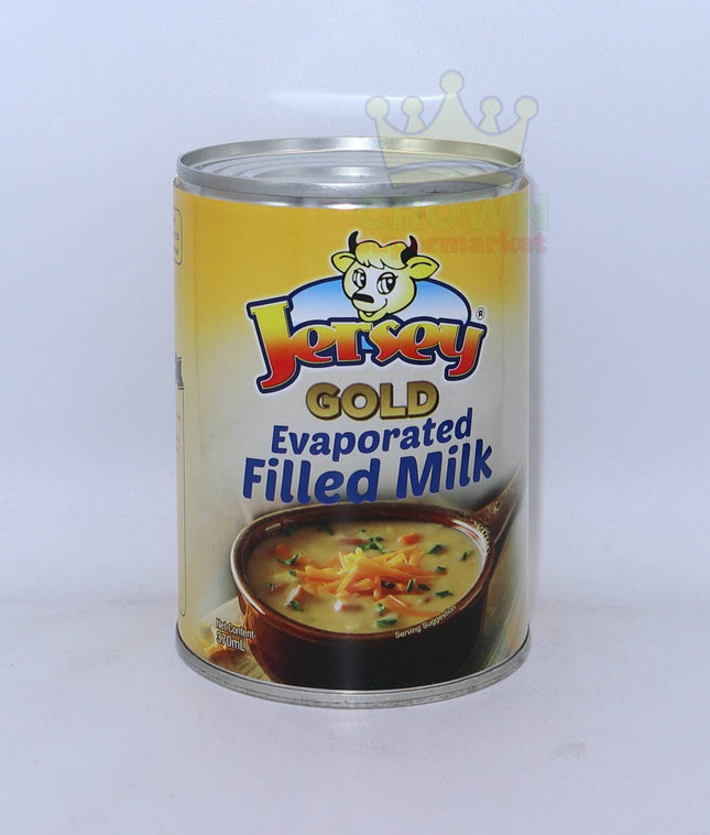 Jersey Evaporeated Filled Milk 370ml - Crown Supermarket