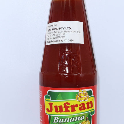 Jufran Banana Sauce Hot & Spicy 560g - Crown Supermarket