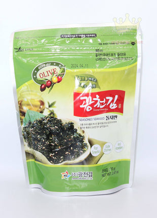KC Seasoned Seaweed with Olive Oil 70g - Crown Supermarket
