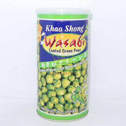 Khao Shong Wasabi Coated Green Peas 280g - Crown Supermarket