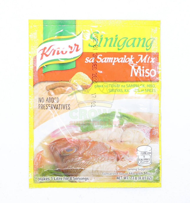 Knorr Sinigang sa Sampalok Mix Miso 23g - Crown Supermarket