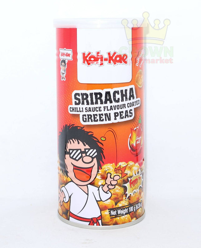 Koh Kae Sriracha Chilli Sauce Flavor Coated Green Peas 180g - Crown Supermarket