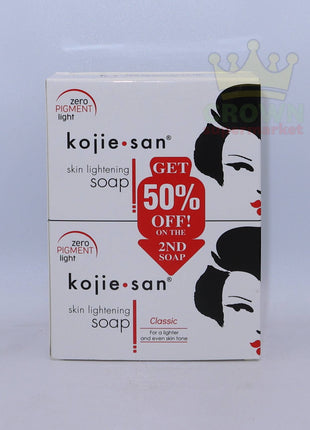 Kojie San Skin Lightening Soap 2x135g - Crown Supermarket