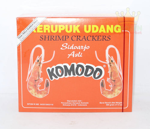 Komodo Kerupuk Udang (Shrimp Crackers) 500g - Crown Supermarket