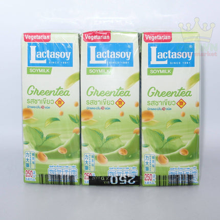 Lactasoy Soymilk Green Tea 6x250ml - Crown Supermarket