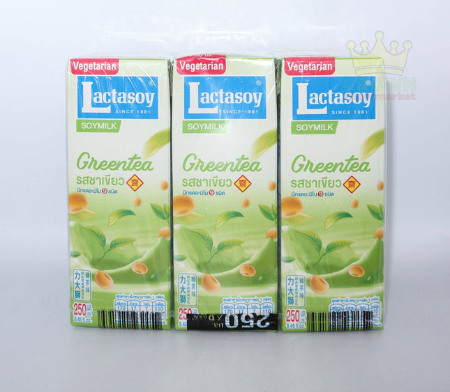 Lactasoy Soymilk Green Tea 6x250ml - Crown Supermarket