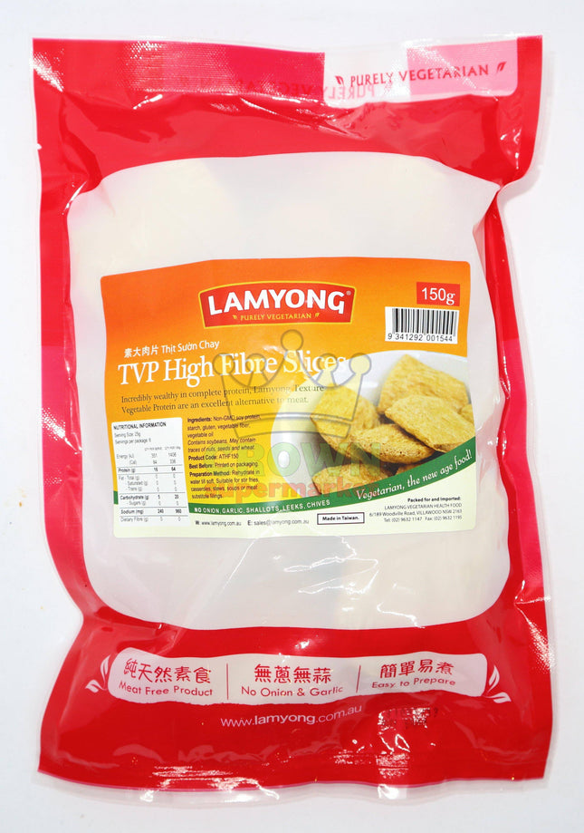Lamyong TVP High Fibre Slices 150g - Crown Supermarket