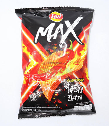Lay's MAX Ridged Potato Chips Ghost Pepper Flavor 48g - Crown Supermarket