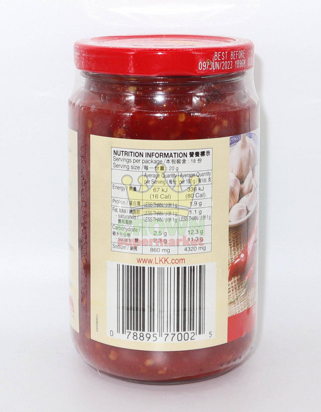 Lee Kum Kee Chilli Garlic Sauce 368g - Crown Supermarket