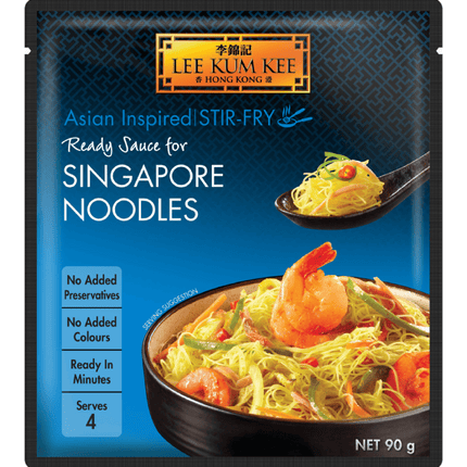 Lee Kum Kee Ready Sauce Singapore Noodles 90G - Crown Supermarket