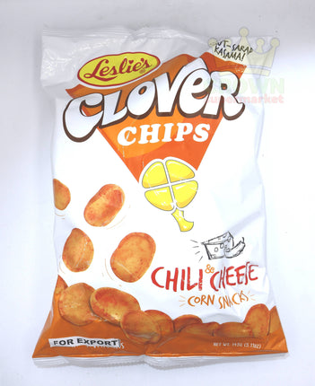 Leslie's Clover Chips Chili & Cheese 145g - Crown Supermarket