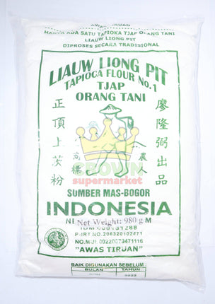 Liauw Liong Pit Tapioca Flour 980g - Crown Supermarket