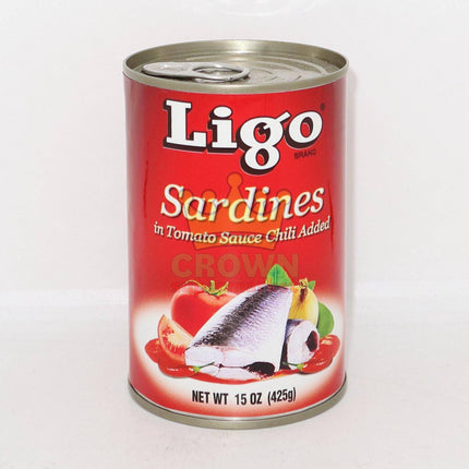 Ligo Sardines Tomato Sauce - Hot 425g - Crown Supermarket