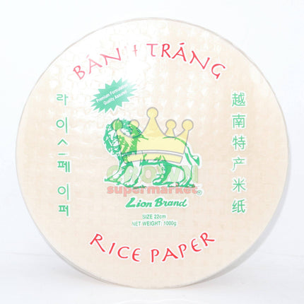 Lion Rice Paper 22cm 1kg - Crown Supermarket