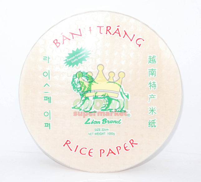 Lion Rice Paper 22cm 1kg - Crown Supermarket