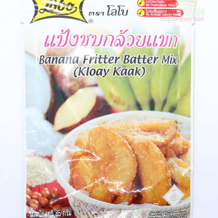 Lobo Banana Fritter Batter Mix (Kloay Kaak) 85g - Crown Supermarket