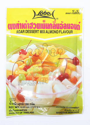 Lobo Agar Desert Mix Almond 130g - Crown Supermarket
