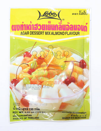 Lobo Agar Desert Mix Almond 130g - Crown Supermarket