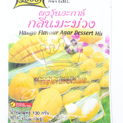 Lobo Mango Flavour Agar Dessert Mix 130g - Crown Supermarket