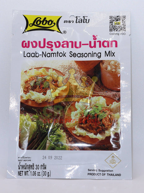 Lobo Laab Namtok Seasoning Mix 30g - Crown Supermarket