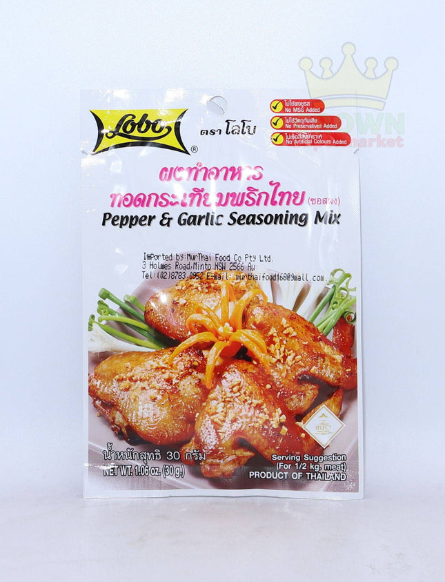 Lobo Pepper & Garlic Seasoning Mix 30g - Crown Supermarket