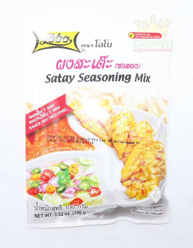 Lobo Satay Seasoning Mix 100g - Crown Supermarket