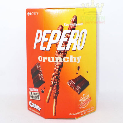 Lotte Pepero Crunchy 140g (4x35g) - Crown Supermarket