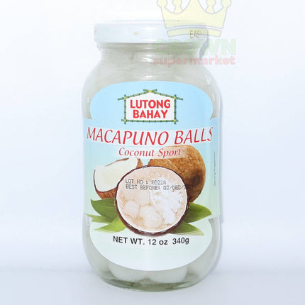 Lutong Bahay Macapuno Balls 340g - Crown Supermarket