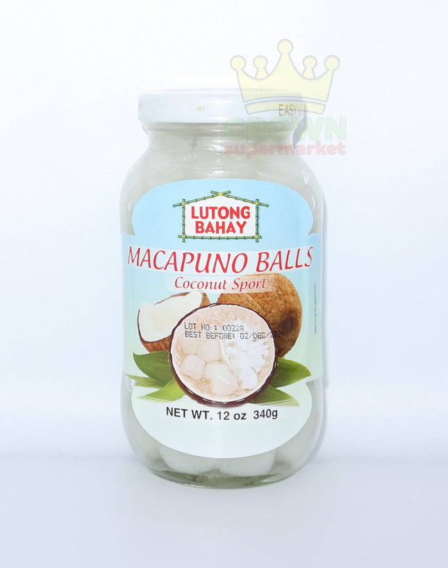 Lutong Bahay Macapuno Balls 340g - Crown Supermarket
