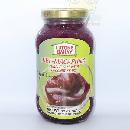 Lutong Bahay Ube - Macapuno (Purple Yam with Coconut Sport) 340g - Crown Supermarket