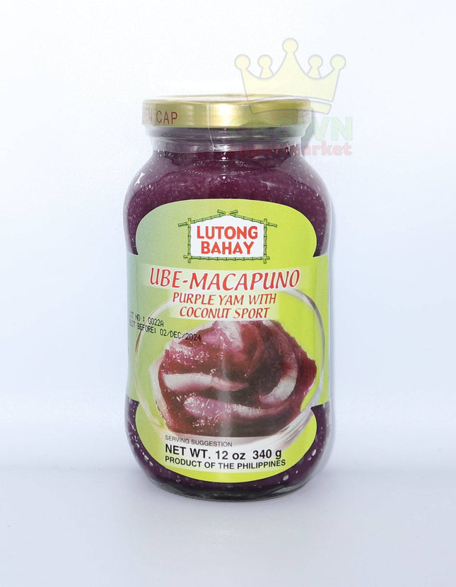 Lutong Bahay Ube - Macapuno (Purple Yam with Coconut Sport) 340g - Crown Supermarket