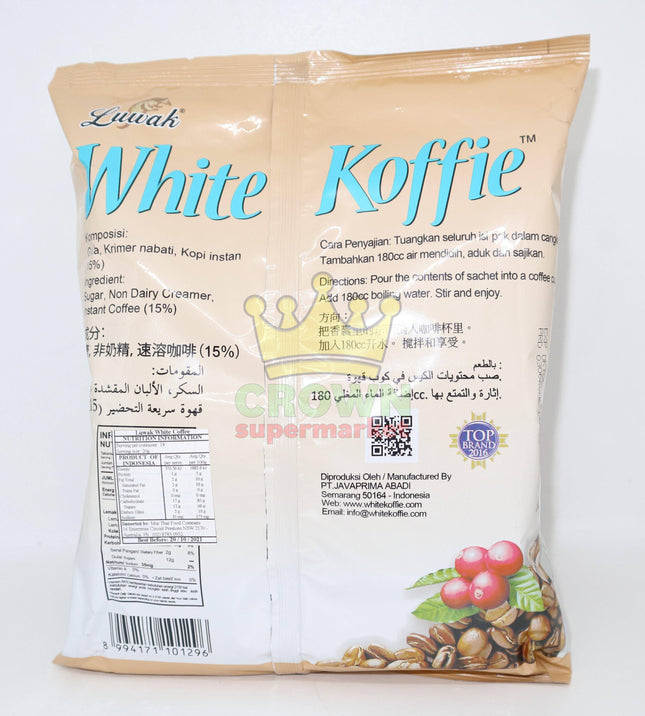 Luwak White Coffee Original 3 in 1 360g - Crown Supermarket