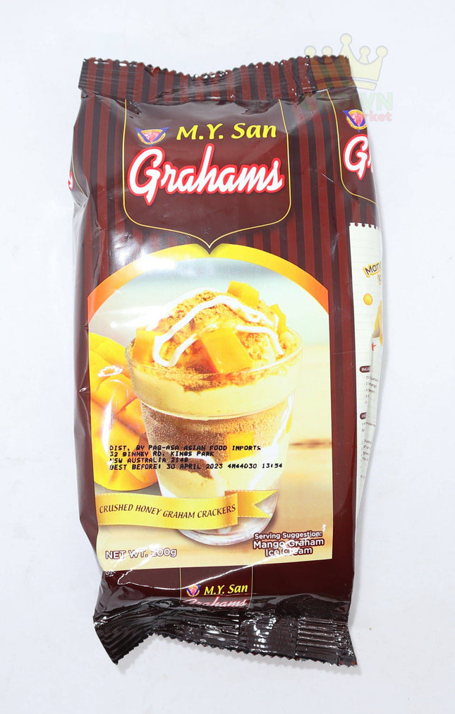 M.Y. San Grahams Crushed Honey Graham Crackers 200g - Crown Supermarket