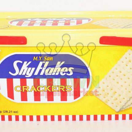 M.Y. San SkyFlakes Crackers Garlic Flavor 800g - Crown Supermarket