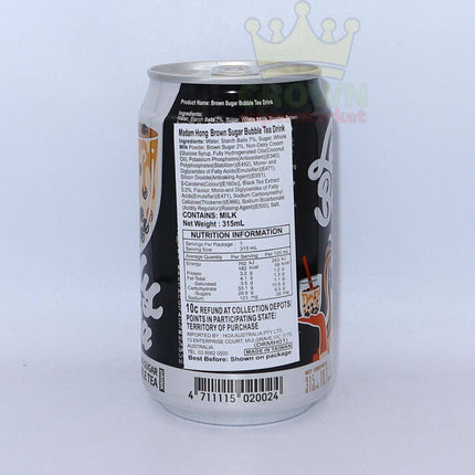 Madam Hong Lady Boba Brown Sugar 315ml - Crown Supermarket