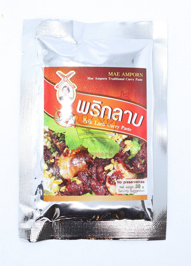 Mae Amporn Prik Larb Chilli Paste 30g - Crown Supermarket