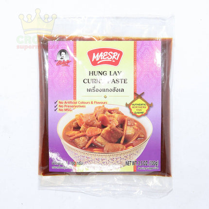 Maesri Hung Lay Curry Paste 100g - Crown Supermarket