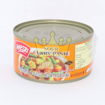 Maesri Sour Curry Paste 114g - Crown Supermarket