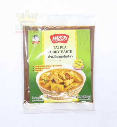 Maesri Tai Pla Curry Paste 100g - Crown Supermarket