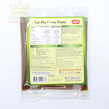Maesri Tai Pla Curry Paste 100g - Crown Supermarket