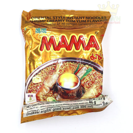 Mama Shrimp Creamy Tom Yum Flavor 55G - Crown Supermarket