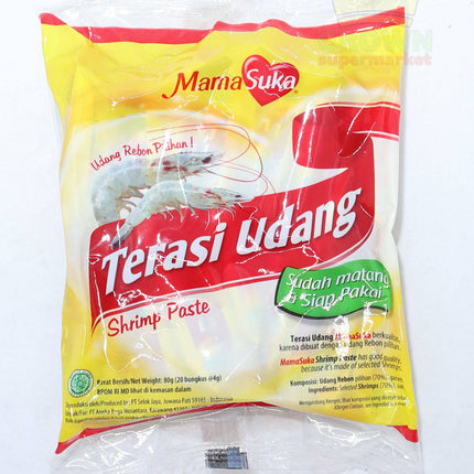 Mama Suka Terasi Udang (Shrimp Paste) 80g - Crown Supermarket